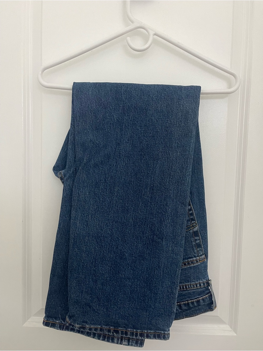 Levi's Blue Denim 505 Jeans with Leather Patch
